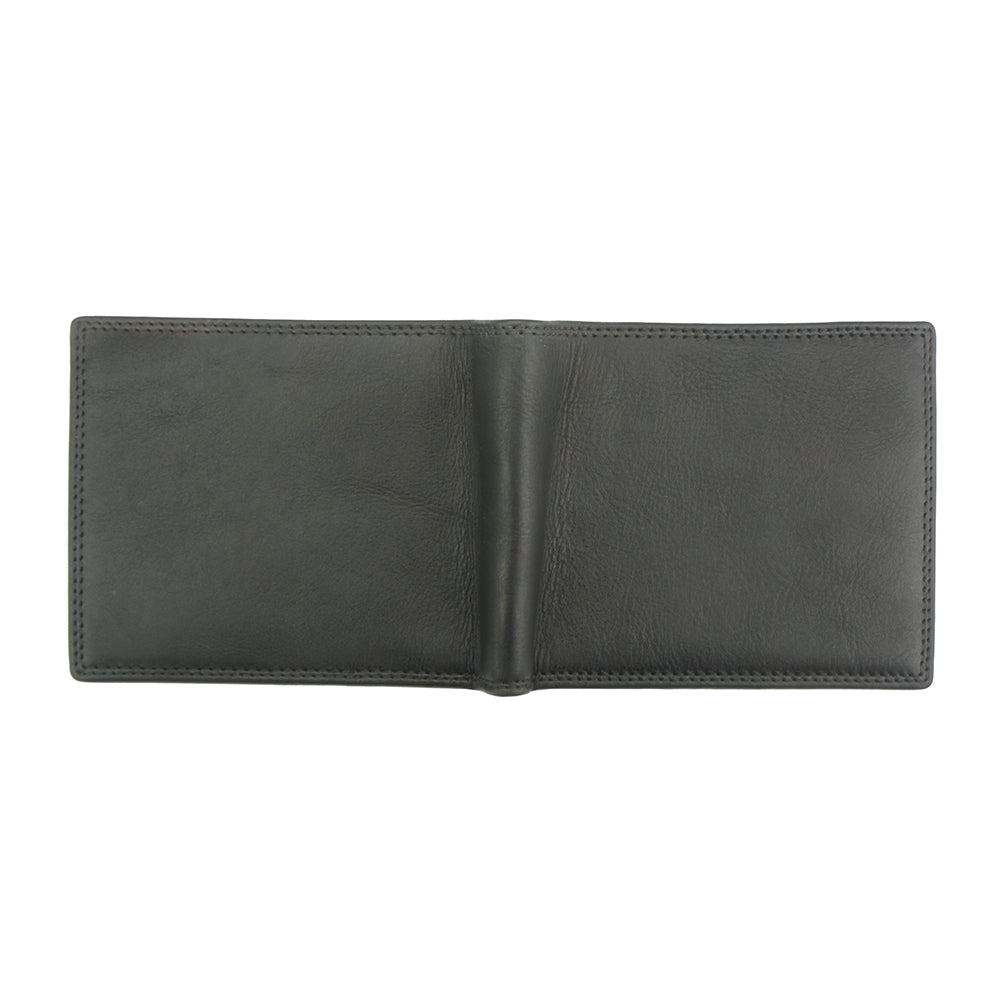 Wallet Attilio in vintage leather - Made In Italy