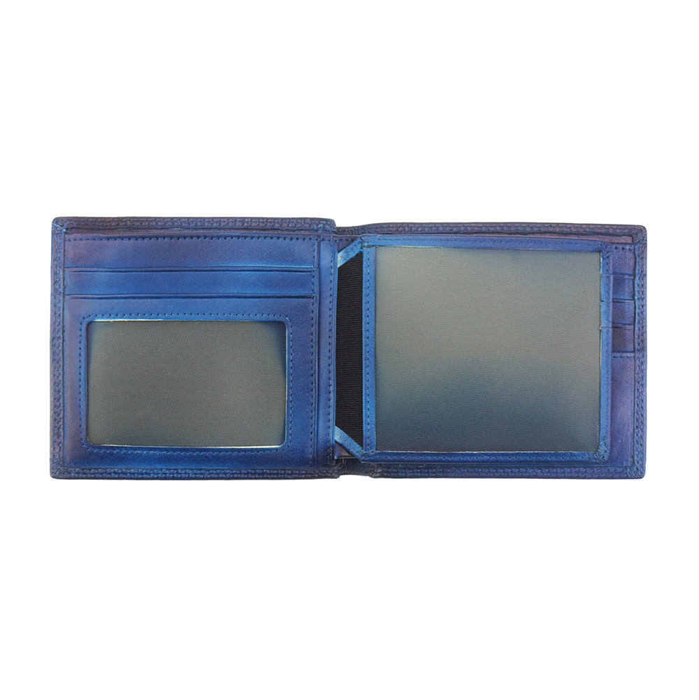 Wallet Multiple in vintage leather - Made In Italy