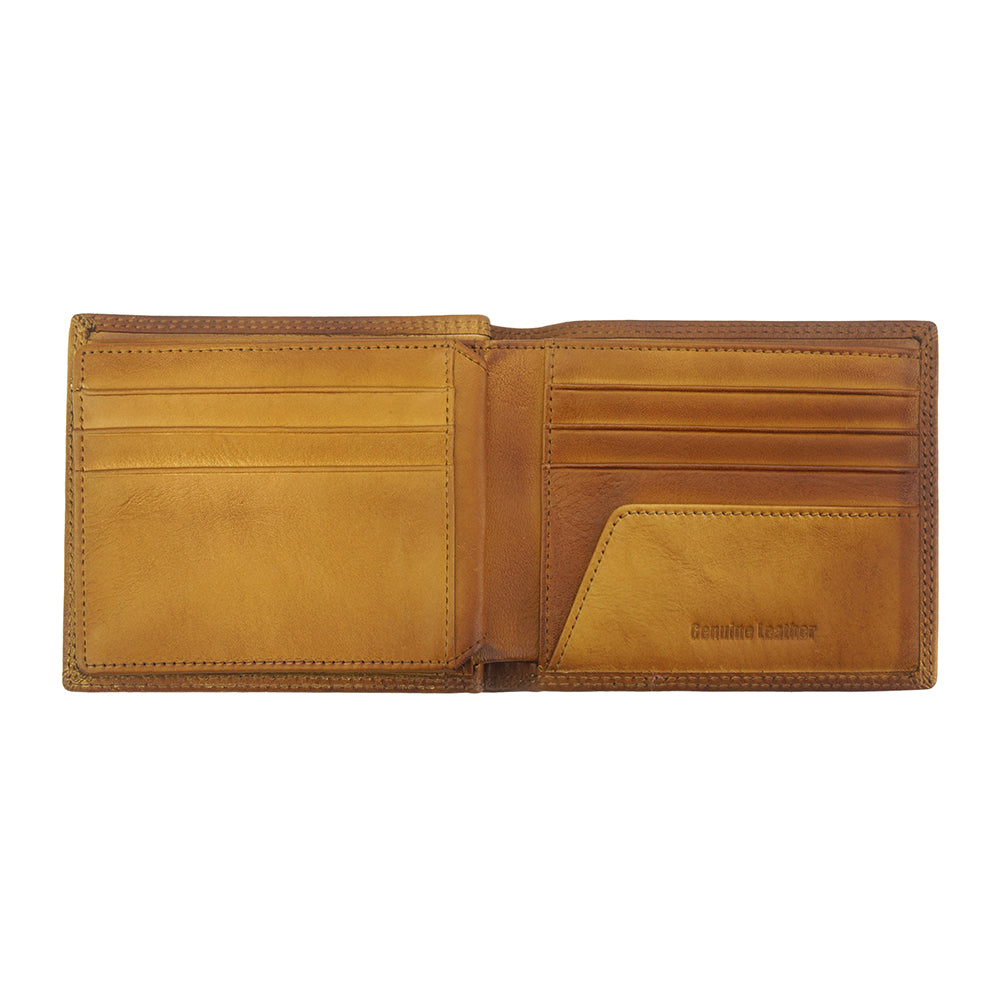Wallet Multiple in vintage leather - Made In Italy