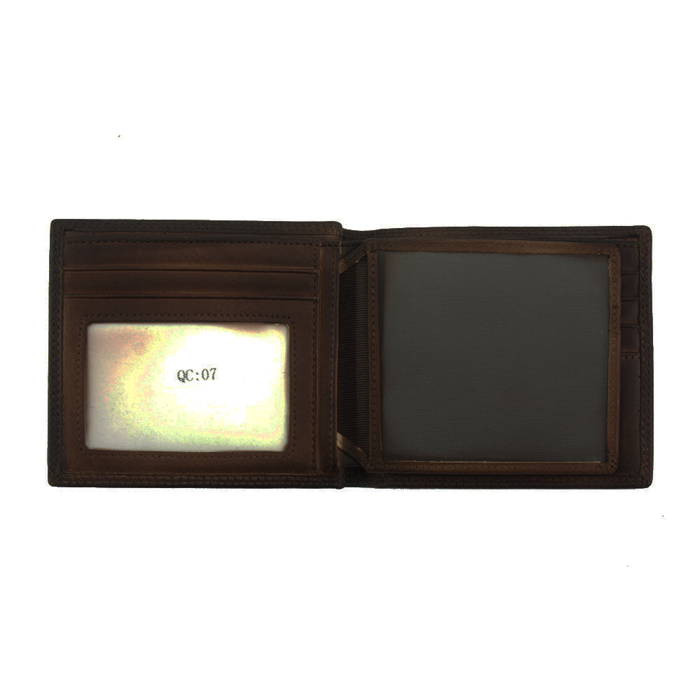 Wallet Multiple in vintage leather - Made In Italy