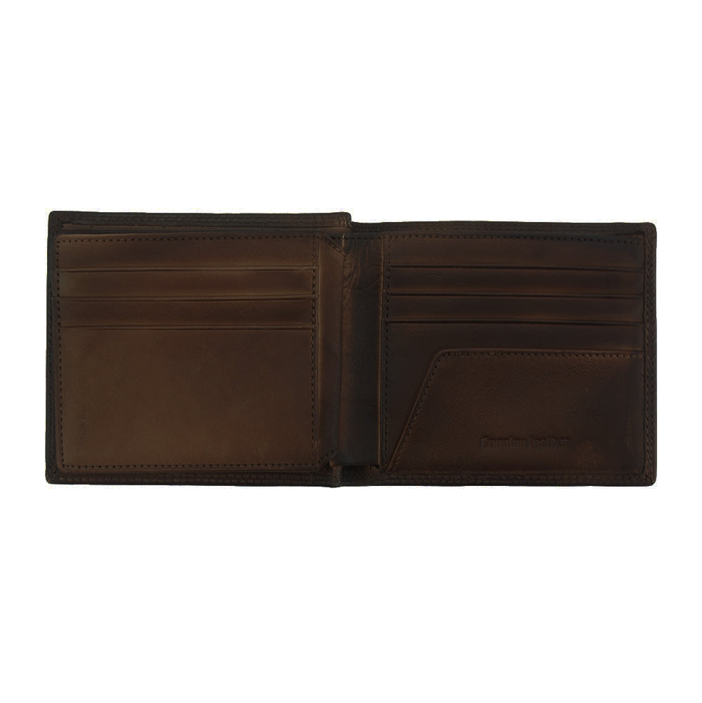 Wallet Multiple in vintage leather - Made In Italy