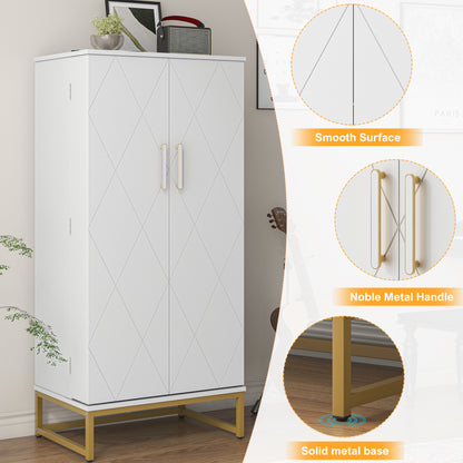 51&quot; Office Cabinet with Adjustable Shelves, Office Organization Storage Cabinet