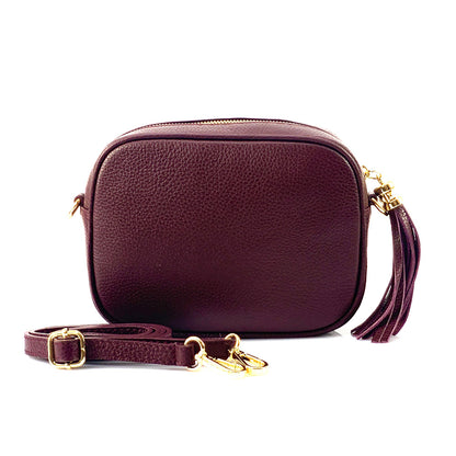 Amara leather shoulder bag - Made In Italy
