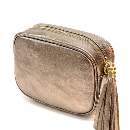 Amara leather shoulder bag - Made In Italy