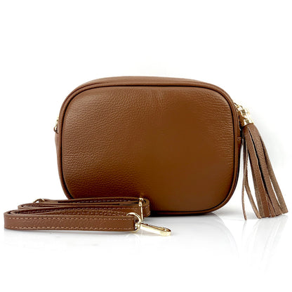 Amara leather shoulder bag - Made In Italy