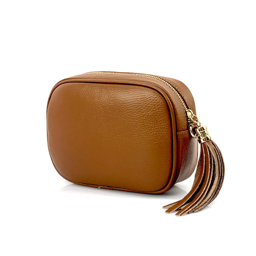 Amara leather shoulder bag - Made In Italy