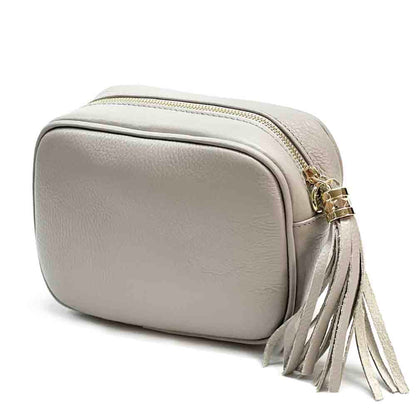 Amara leather shoulder bag - Made In Italy