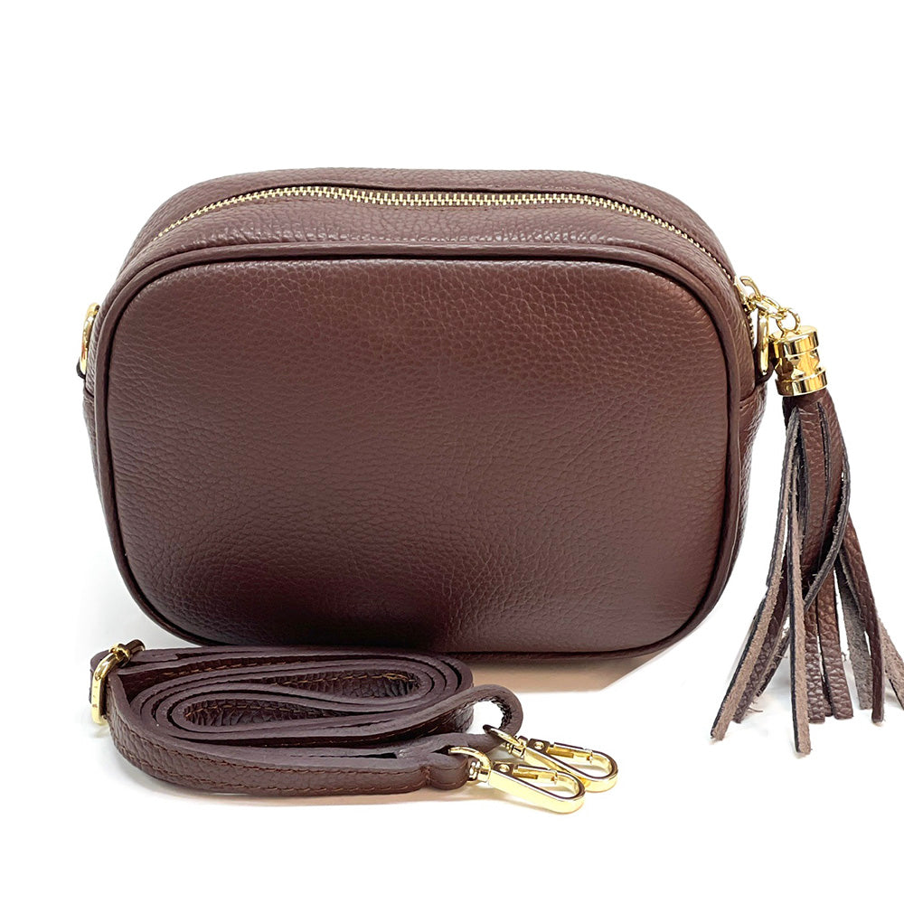 Amara leather shoulder bag - Made In Italy
