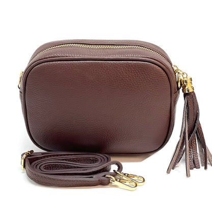 Amara leather shoulder bag - Made In Italy