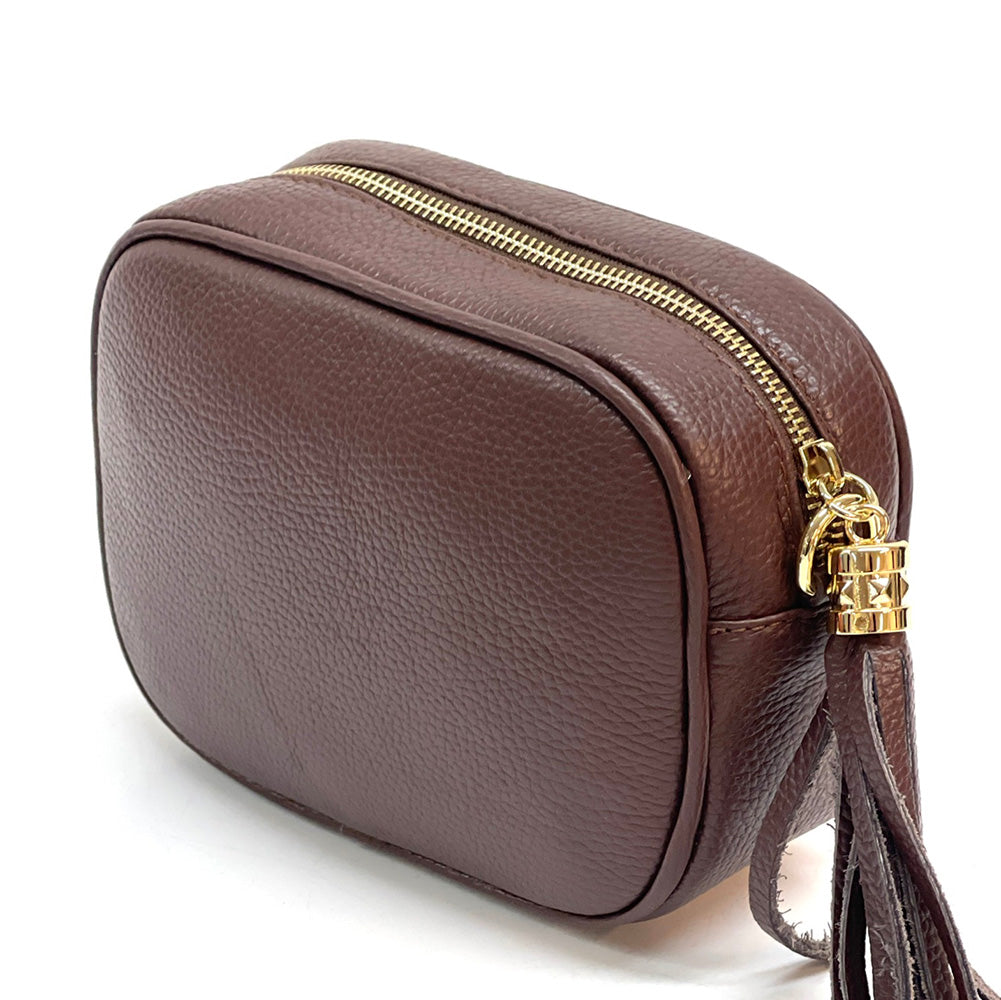 Amara leather shoulder bag - Made In Italy
