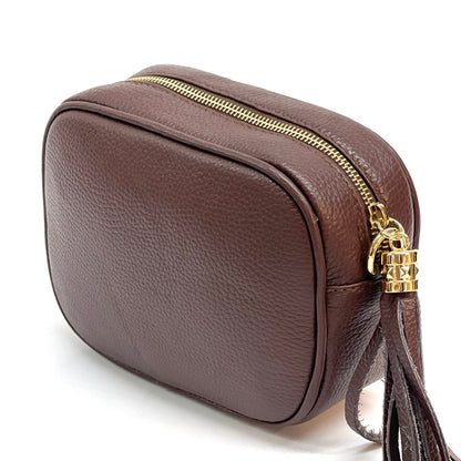 Amara leather shoulder bag - Made In Italy