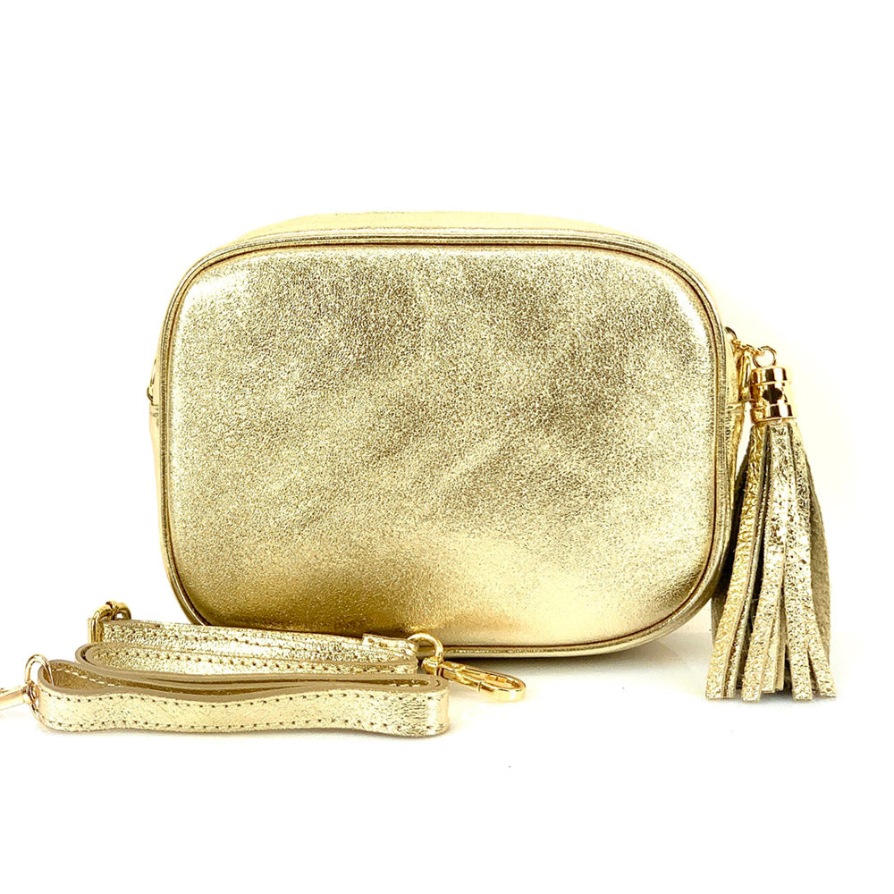 Amara leather shoulder bag - Made In Italy