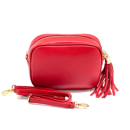 Amara leather shoulder bag - Made In Italy