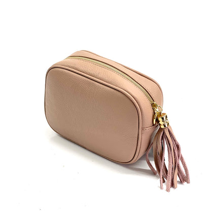 Amara leather shoulder bag - Made In Italy