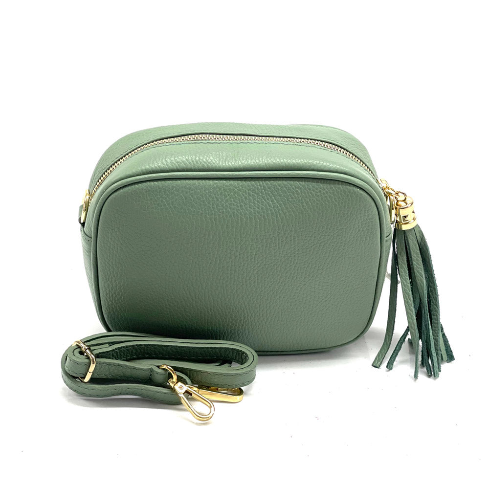 Amara leather shoulder bag - Made In Italy