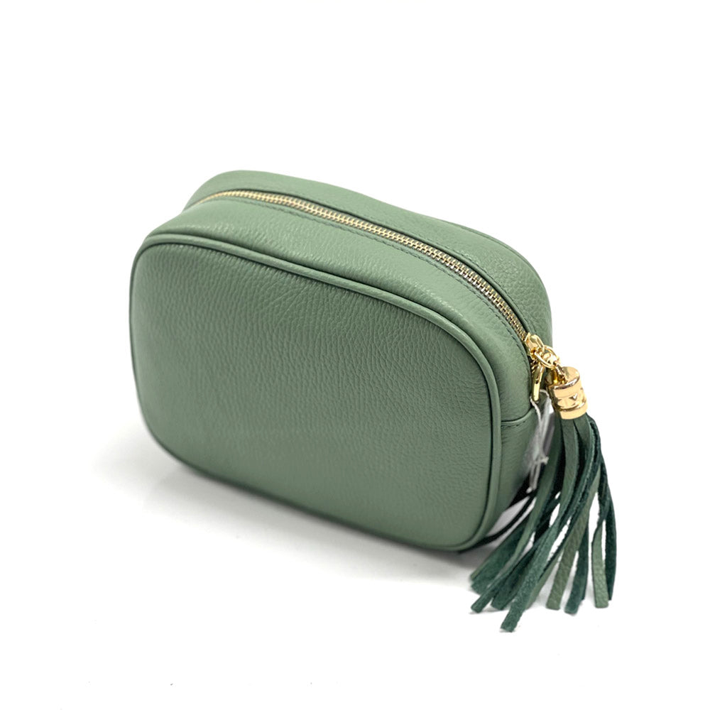Amara leather shoulder bag - Made In Italy