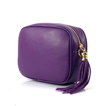 Amara leather shoulder bag - Made In Italy