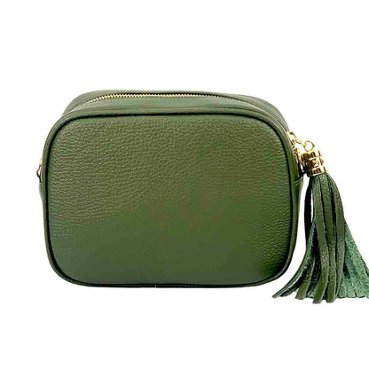 Amara leather shoulder bag - Made In Italy