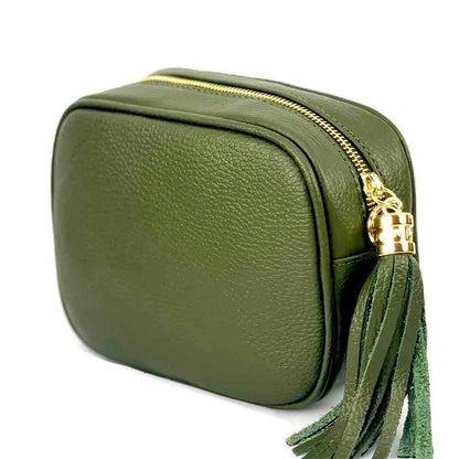 Amara leather shoulder bag - Made In Italy