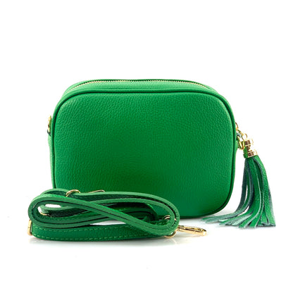 Amara leather shoulder bag - Made In Italy