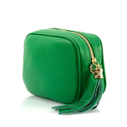 Amara leather shoulder bag - Made In Italy
