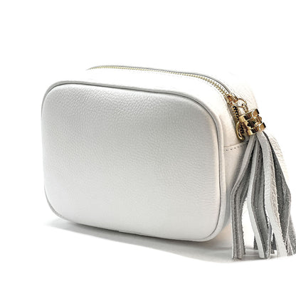 Amara leather shoulder bag - Made In Italy