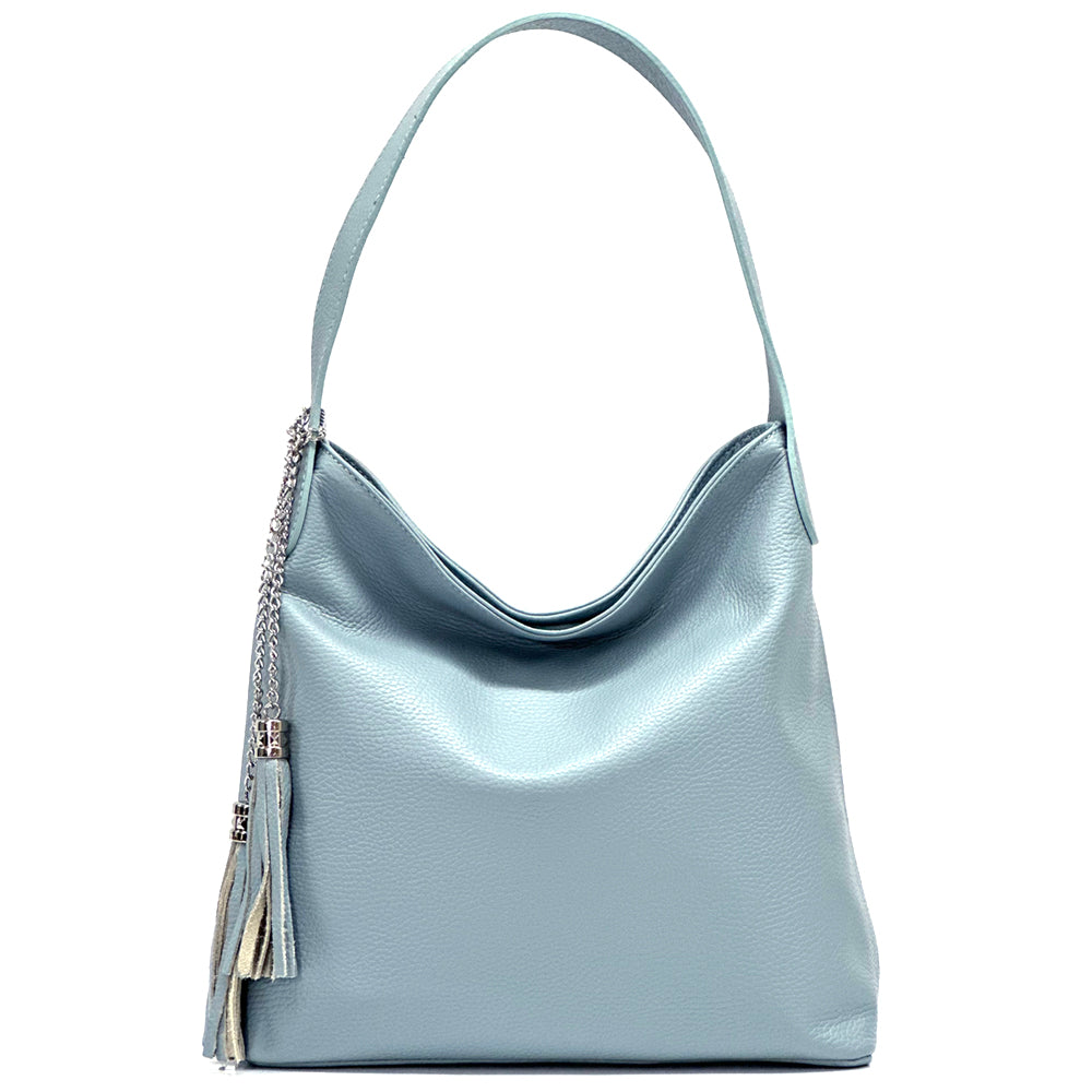 Prudenzia Leather Shoulder Bag - Made In Italy