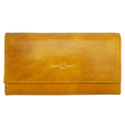 Carlotta Wallet in cow leather - Made In Italy