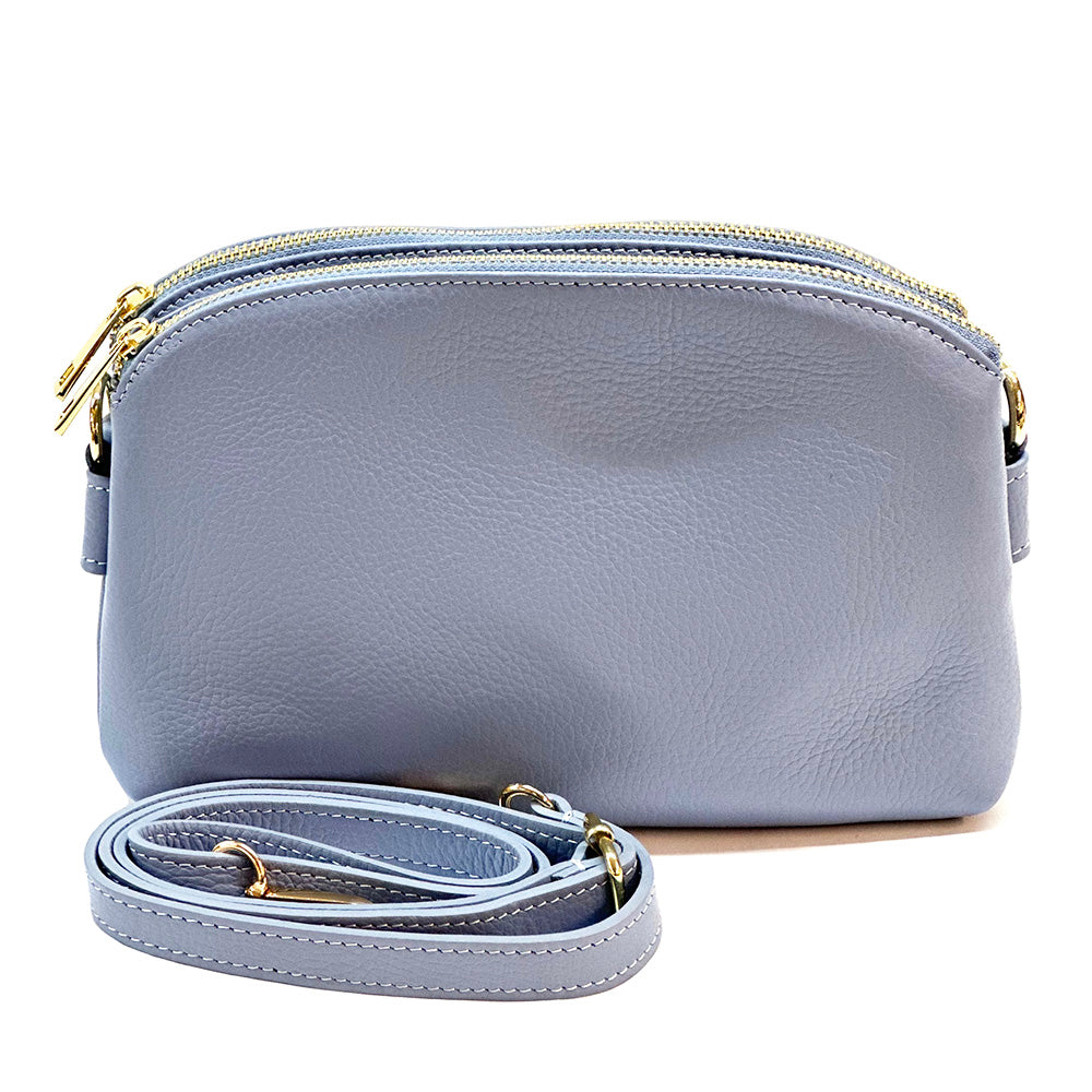 Rufina cow leather clutch - Made In Italy