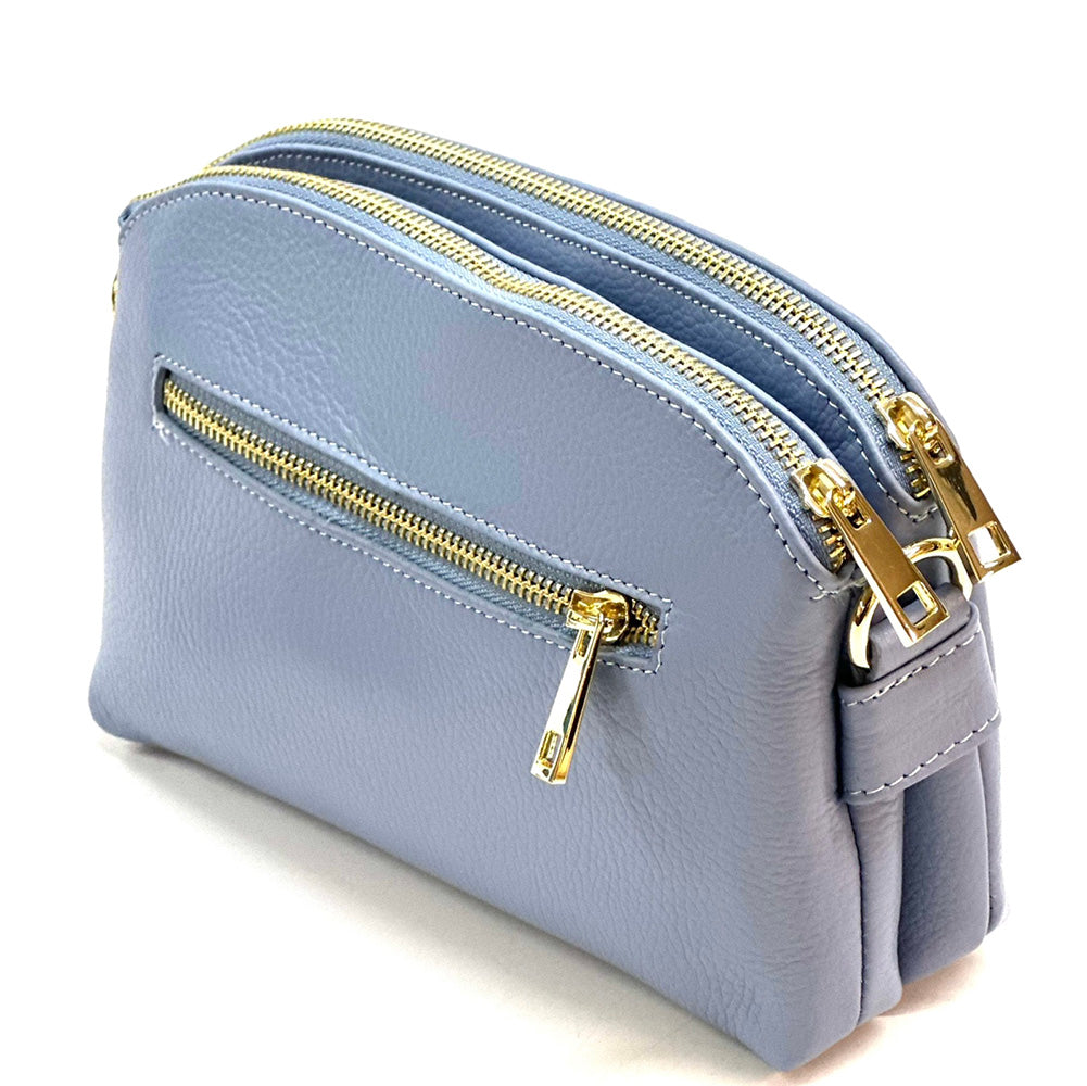 Rufina cow leather clutch - Made In Italy