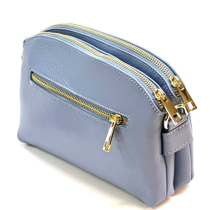Rufina cow leather clutch - Made In Italy