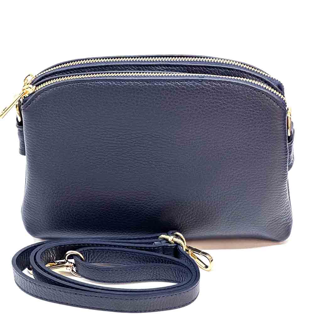 Rufina cow leather clutch - Made In Italy