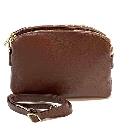 Rufina cow leather clutch - Made In Italy
