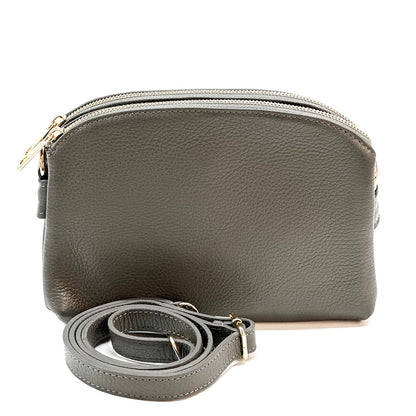 Rufina cow leather clutch - Made In Italy