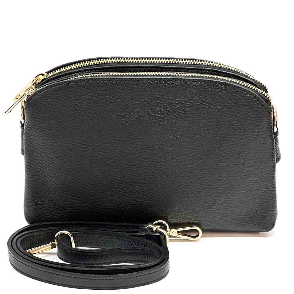 Rufina cow leather clutch - Made In Italy