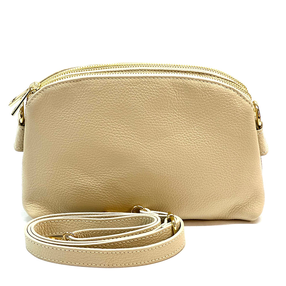 Rufina cow leather clutch - Made In Italy