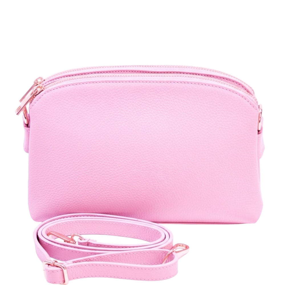 Rufina cow leather clutch - Made In Italy
