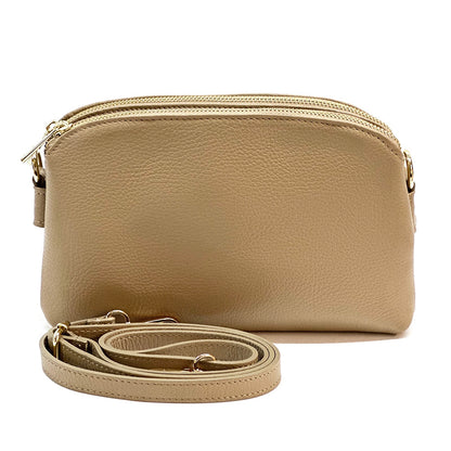 Rufina cow leather clutch - Made In Italy