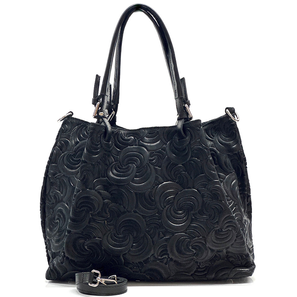Elsa leather Tote bag - Made In Italy
