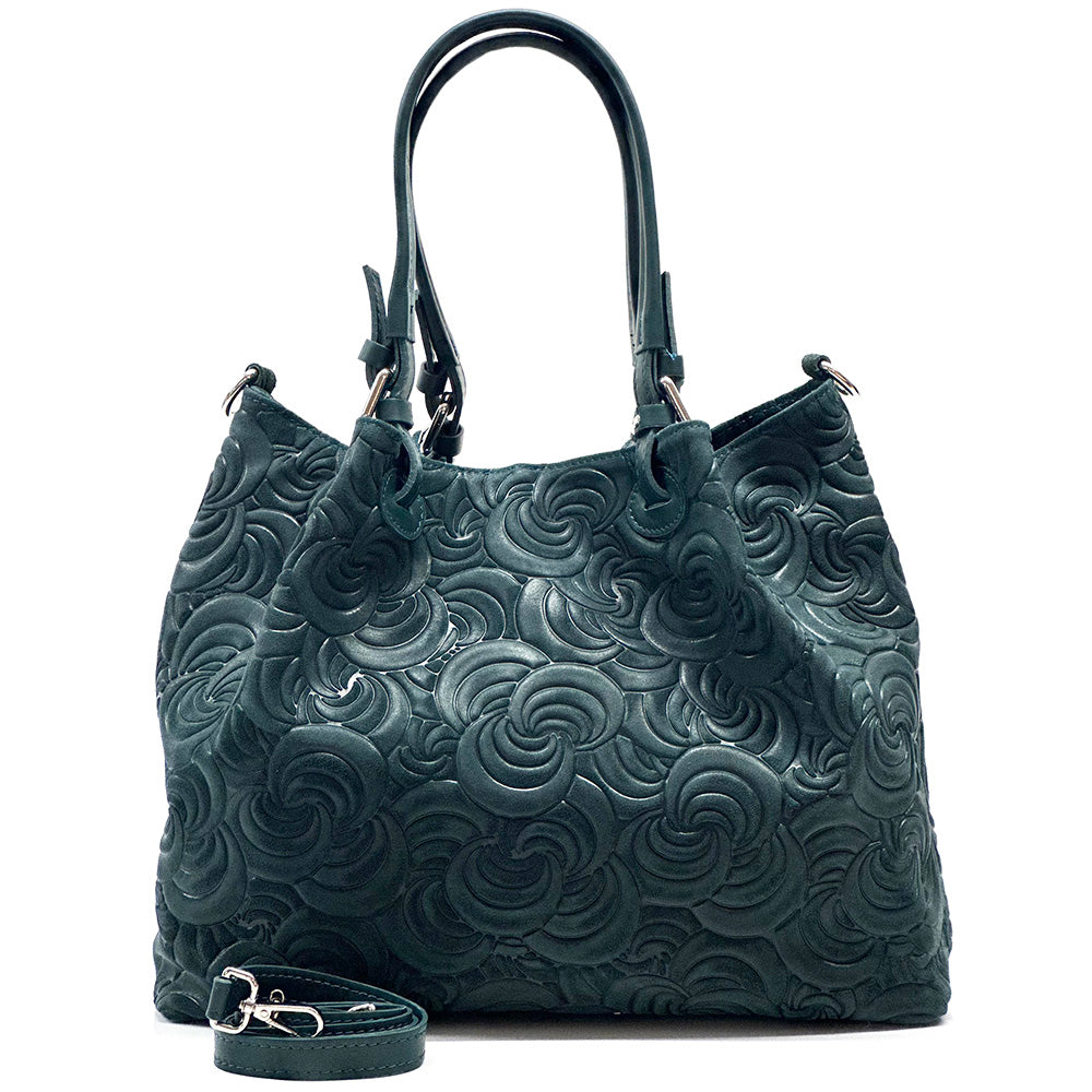 Elsa leather Tote bag - Made In Italy