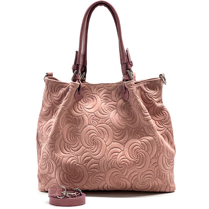 Elsa leather Tote bag - Made In Italy