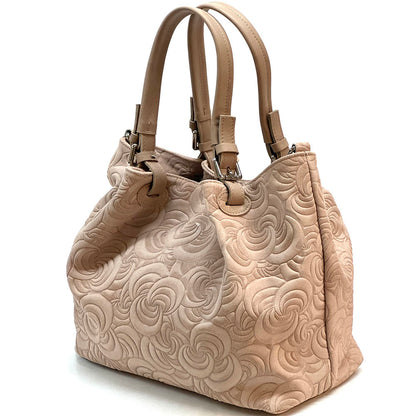Elsa leather Tote bag - Made In Italy