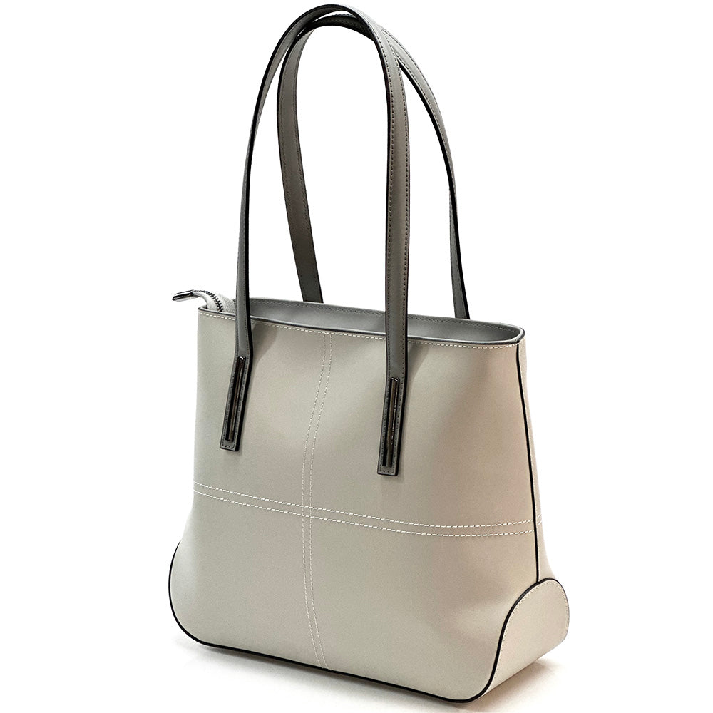 Linea Italian Leather Tote Bag - Made In Italy
