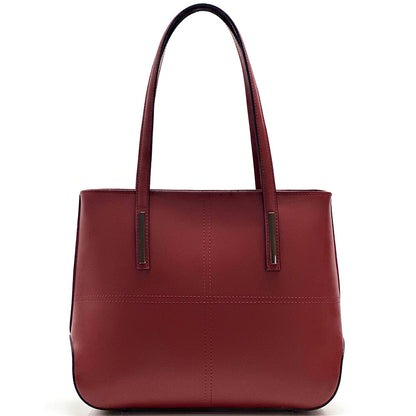 Linea Italian Leather Tote Bag - Made In Italy