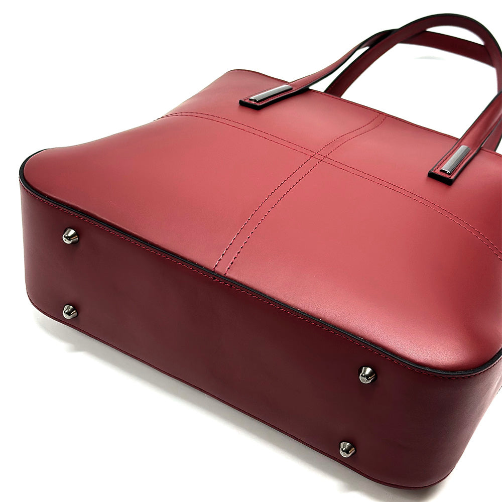 Linea Italian Leather Tote Bag - Made In Italy