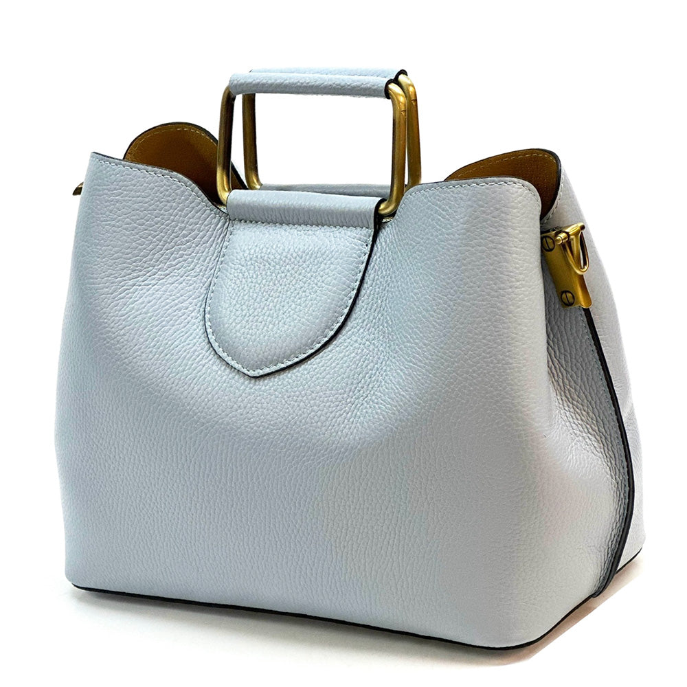 Taziana leather Handbag - Made In Italy