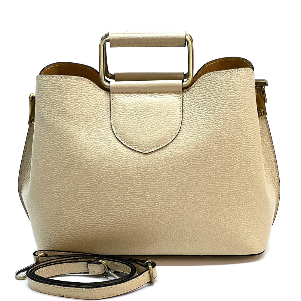 Taziana leather Handbag - Made In Italy