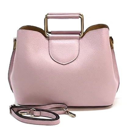 Taziana leather Handbag - Made In Italy
