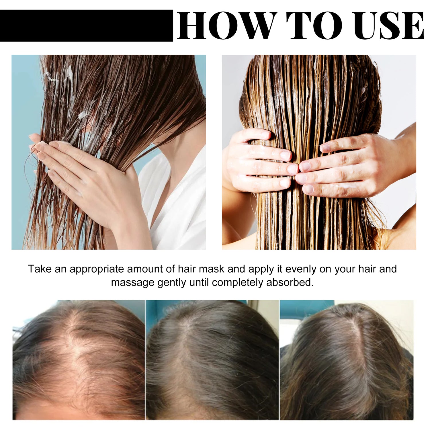Jaysuing Batana Dense Hair Mask Solid Hair Dense Hair Deep Moisturizing Repair Dye Perm Hair Care Mask