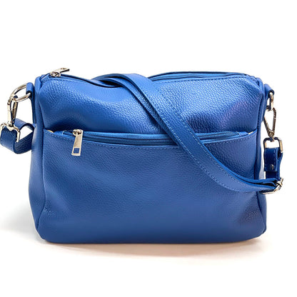 Gianluigi cross body cow leather bag - Made In Italy